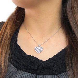 ネックレス レディース ハートダイヤモンド プラチナ 900 ペンダント アンティーク 透かし 誕生日 プレゼント バレンタイン |  | 04