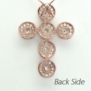 クロス ネックレス レディース ダイヤモンド ゴールド 18k ペンダント 十字架 アンティーク ミル 18金 PG 誕生日 プレゼント 母の日 爆買 |  | 03