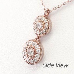 ダイヤモンド ネックレス レディース ゴールド 18k ペンダント ミル 18金揺れる 誕生日 プレゼント 母の日 |  | 02