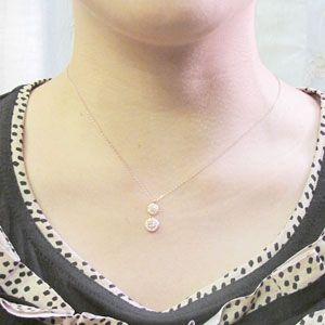 ダイヤモンド ネックレス レディース ゴールド 18k ペンダント ミル 18金揺れる 誕生日 プレゼント 母の日 |  | 04
