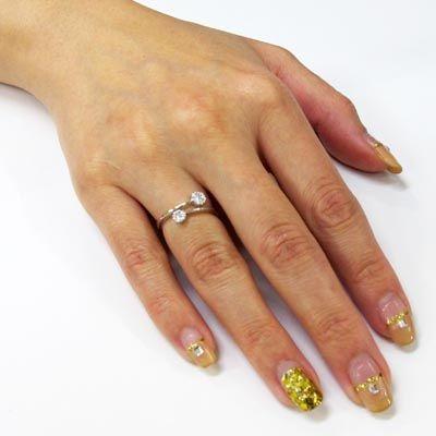 リング 指輪 レディース ゴールド 18k ダイヤモンド フラワー k18 父の日の画像