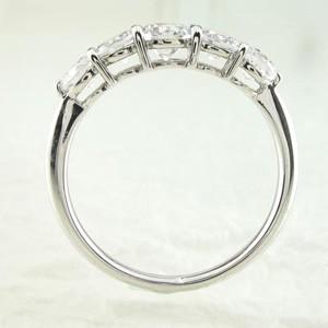 エタニティリング ダイヤモンド ゴールド 指輪 10k ハーフ 10金 K10 0.50ct 父の日の画像