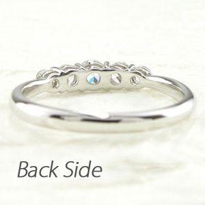 エタニティリング ダイヤモンド ハーフ 指輪 5石 プラチナ 900 SIクラス 0.50ct 父の日の画像