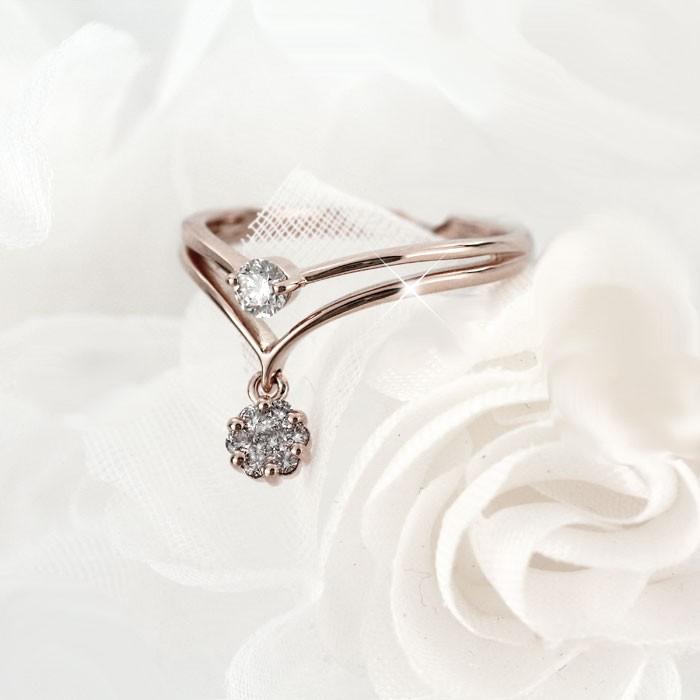 18k スイングリング とっても可愛い スイングリング 18K