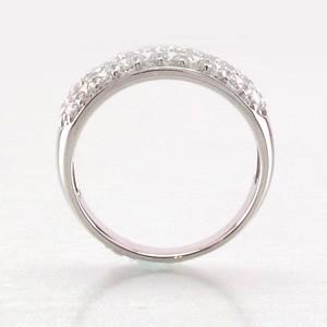 パヴェリング 指輪 レディース ダイヤモンド ゴールド 10k 1.00ct 10金 K10 父の日の画像