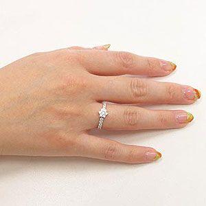 リング 指輪 レディース ゴールド 18k ダイヤモンド フラワー 18金 k18 0.50ｃｔ 父の日の画像