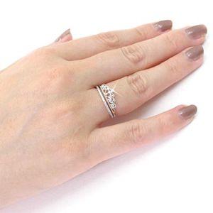 エタニティリング ダイヤモンド ゴールド 指輪 18k ティアラ ハート ピンキー ファランジ k18 父の日の画像