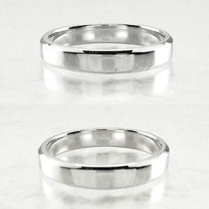 リング メンズ 指輪 マリッジ 結婚 平甲丸 地金 プラチナ 900 父の日の画像