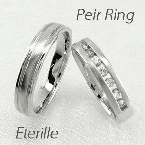 ペアリング ゴールド 18k ダイヤモンド 指輪 マリッジ 結婚 スイート 10 18金 k18 父の日