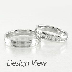 ペアリング ゴールド 18k ダイヤモンド 指輪 マリッジ 結婚 スイート 10 18金 k18 父の日_2