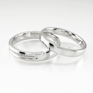 ペアリング ゴールド 10k ダイヤモンド 指輪 結婚 マリッジ アンティーク ミル K10 父の日の画像