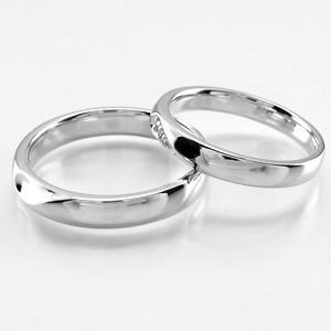 ペアリング ゴールド 10k ダイヤモンド 指輪 マリッジ 結婚 ハート K10 父の日の画像