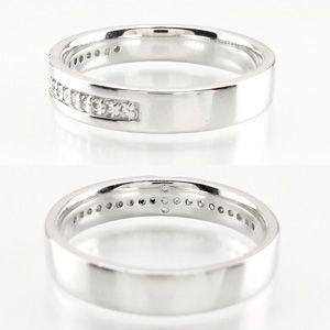 ダイヤモンドリング クロス 十字架 プラチナ 900 マリッジ結婚指輪 父の日の画像