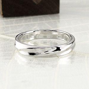 リング メンズ 指輪 マリッジ 結婚 地金 ツイスト プラチナ 900 父の日の画像