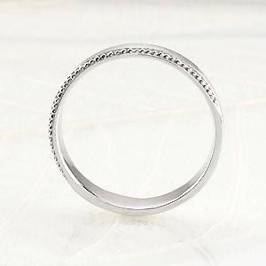 リング メンズ 指輪 マリッジ 結婚 アンティーク ミル つや消し プラチナ 900 父の日の画像