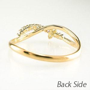 リング 指輪 レディース ダイヤモンド ゴールド 18k ダイヤ スイート 10 カーブ スレンダー 父の日の画像