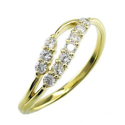 リング 指輪 レディース ダイヤモンド ゴールド 18k スイート10 k18 YG 記念日 父の日の画像