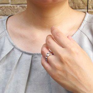 ブラックダイヤモンド リング ゴールド 18k指輪 ミル フラワー 透かし パヴェ クロス 地金 バレンタイン |  | 04