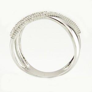 パヴェリング 指輪 レディース ダイヤモンド ミル フラワー 透かし クロス 地金 プラチナ 900 バレンタイン |  | 04