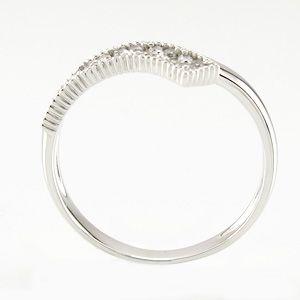 パヴェリング レディース ダイヤモンド ゴールド 18k V字 アンティーク ミル フラワー 透かし パヴェリング レディース ダイヤモンド ゴールド 18k V字 アンティーク ミル フラワー 透かし