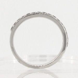 エタニティリング ダイヤモンド ゴールド 指輪 18k ハーフ k18 父の日の画像