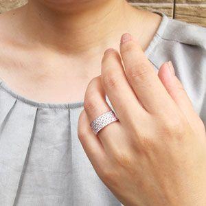 パヴェリング 指輪 レディース ダイヤモンド ゴールド 18k アンティーク ミル フラワー 透かし k18 バレンタイン |  | 04