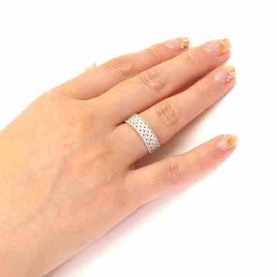 パヴェリング 指輪 レディース ダイヤモンド アンティーク ミル フラワー 透かし プラチナ 900 バレンタイン 爆買 |  | 03