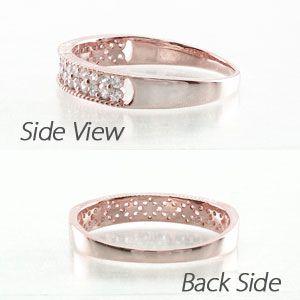 パヴェリング 指輪 レディース ダイヤモンド ゴールド 18k アンティーク ミル フラワー 透かし k18 バレンタイン 爆買 |  | 03