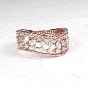 ダイヤモンド リング 指輪 ゴールド 18k ダイヤ アンティーク ミル バレンタイン |  | 01