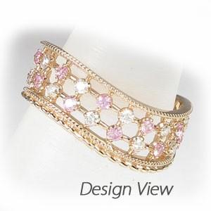 ダイヤモンド リング 指輪 ゴールド 18k ダイヤ アンティーク ミル サファイア バレンタイン |  | 03