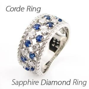 ダイヤモンド リング 指輪 ダイヤ アンティーク ミル サファイア プラチナ 900 バレンタイン | 