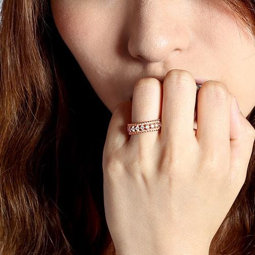 ダイヤモンド リング 指輪 ゴールド 18k ダイヤ アンティーク ミル バレンタイン |  | 04