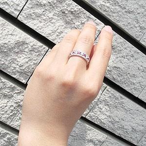 ダイヤモンド リング 指輪 ダイヤ アンティーク ミル ルビー 誕生石 プラチナ 900 バレンタイン |  | 04