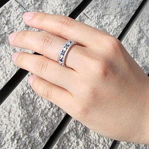 ダイヤモンド リング 指輪 ダイヤ アンティーク ミル サファイア 誕生石 プラチナ 900 バレンタイン 爆買 |  | 04