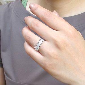 リング 指輪 レディース ダイヤモンド フラワー アンティーク ミル プラチナ 900 0.50ct バレンタイン |  | 04