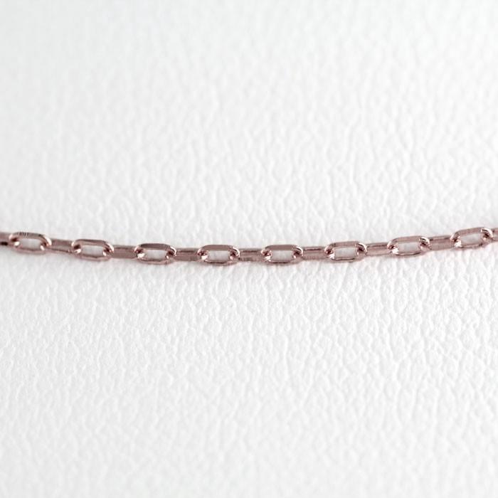 ネックレス チェーン ゴールド 小豆 アズキ 華奢 k18 18k 18金 レディース 0.2mm 40cm 父の日の画像