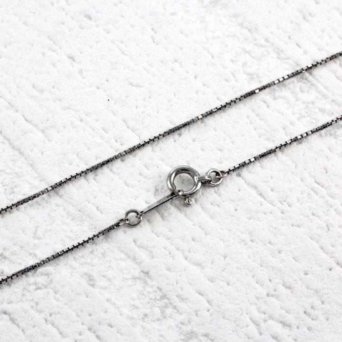 ネックレス チェーン プラチナ ベネチアン pt850 レディース 0.8mm 40cm 父の日の画像