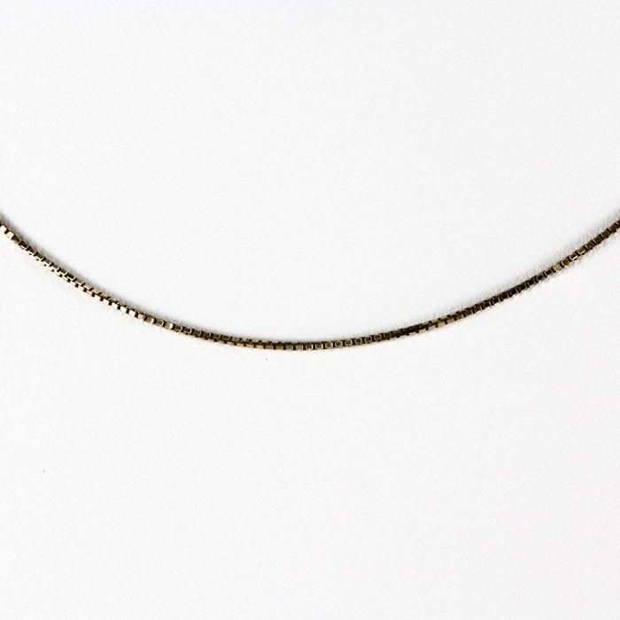 ネックレス チェーン ゴールド ベネチアン k18 18k 18金 イエローゴールド レディース 1.0mm 50cm 父の日の画像