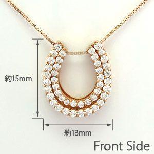 馬蹄 ネックレス レディース ダイヤモンド ゴールド 18k ペンダント ホースシュー ダブル 18金 誕生日 プレゼント ギフト 母の日 爆買 |  | 04