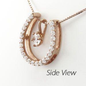 馬蹄 ネックレス レディース ダイヤモンド ゴールド 18k ペンダント ホースシュー 一粒 18金 誕生日 プレゼント ギフト 母の日 爆買 |  | 02