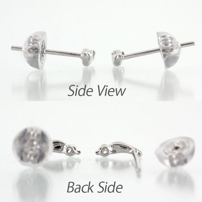 ダイヤモンド ピアス プラチナ 900 一粒 ドロップ しずく シンプル 父の日の画像
