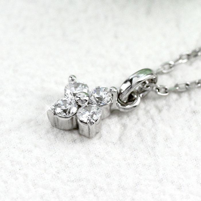 ダイヤモンド ネックレス レディース ペンダント ゴールド 18k フラワー 花 シンプル プチ 18金 k18 誕生日 プレゼント 父の日の画像