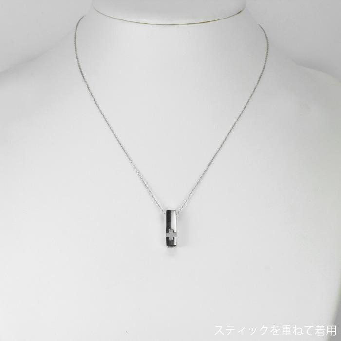 クロス ネックレス 10金ペンダント ゴールド 10k 十字架  k10 メタルバー 2ウェイ 誕生日 プレゼント｜eterille｜08