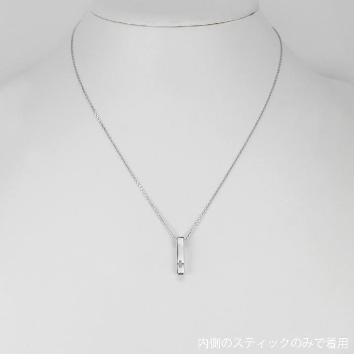 クロス ネックレス 18金ペンダント ゴールド 18k 十字架 18金 k18 メタルバー 2ウェイ 誕生日 プレゼント 父の日の画像