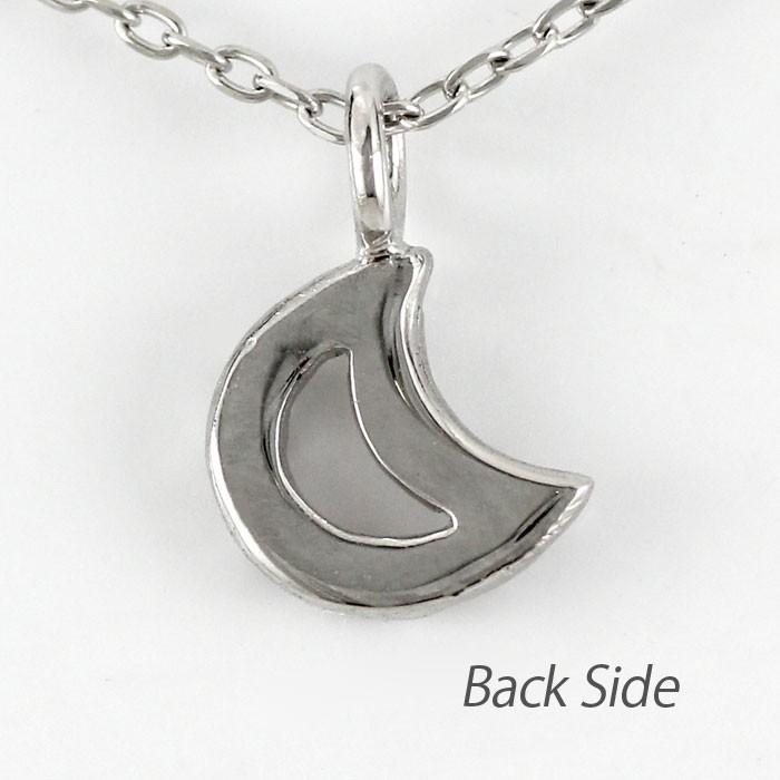 ダイヤモンド ネックレス レディース ペンダント ゴールド 10k 月