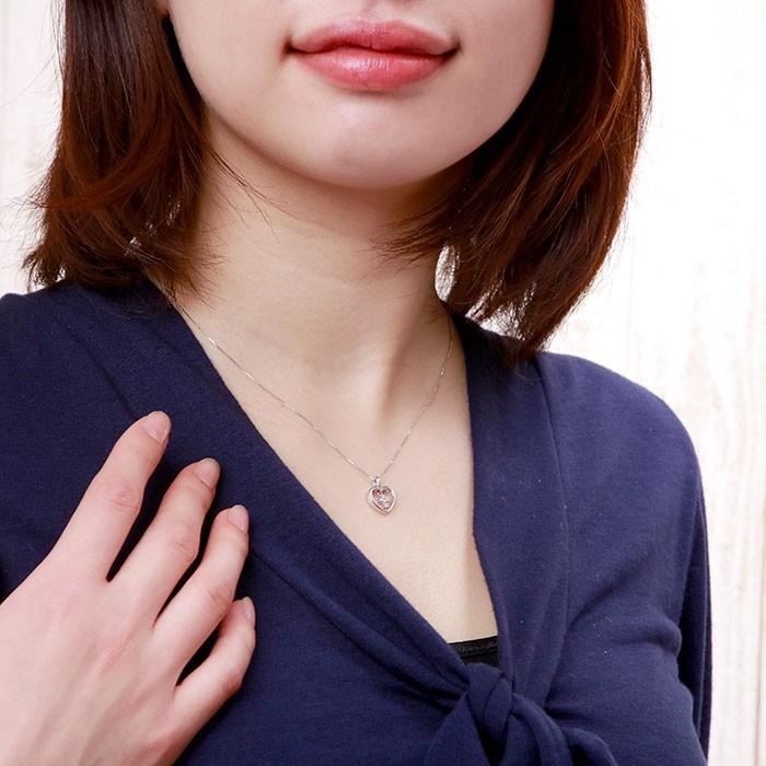 クロス ハート ネックレス ダイヤモンド ゴールド 十字架 ペンダント 18金 k18 誕生日 プレゼント 父の日の画像