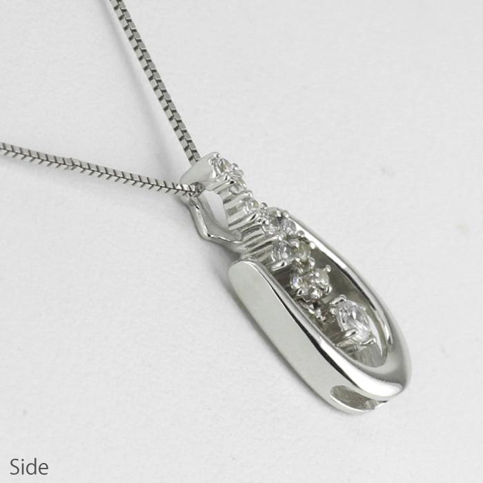 ダイヤネックレス k18 18金 18k ゴールド スイートテン ダイヤモンド 揺れる ペンダント レディース 50代 誕生日 プレゼント 父の日の画像