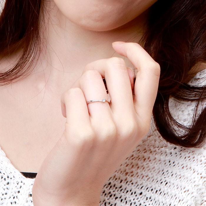 ダイヤモンド リング 一粒 指輪 ゴールド ダイヤ 18金 18k k18 父の日の画像