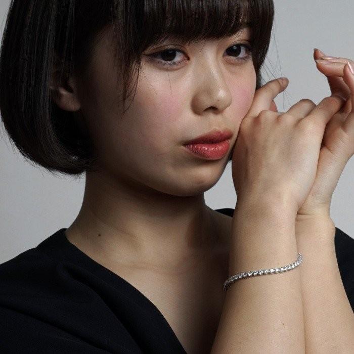 テニスブレスレット レディース ダイヤモンド 3.5ct ハイクラス
