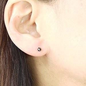 ピアス ローズカット ブラックダイヤモンド 0.5ct ダイヤピアス ピアス ローズカット ブラックダイヤモンド 0.5ct ダイヤピアス